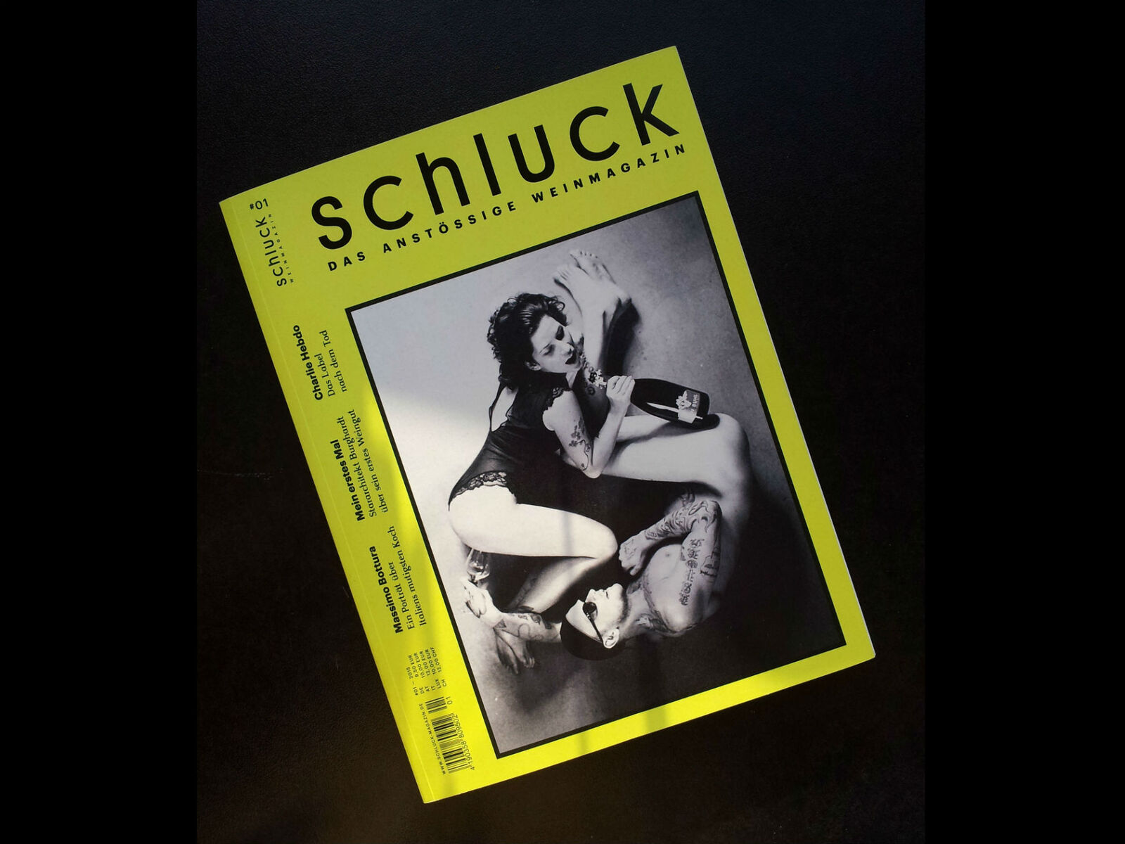 Weinmagazin Schluck - die erste Nummer.