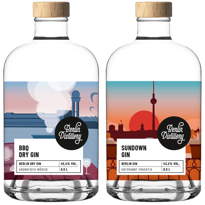 BBQ & Sundowner Gin der Berlin Distillery